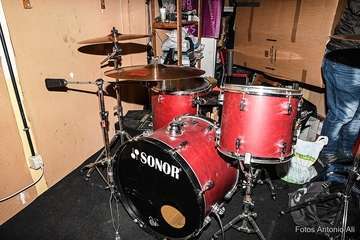 La banda Charcojondo, pregoneros de las fiestas de Lomo Magullo de este año/Antonio Alí.